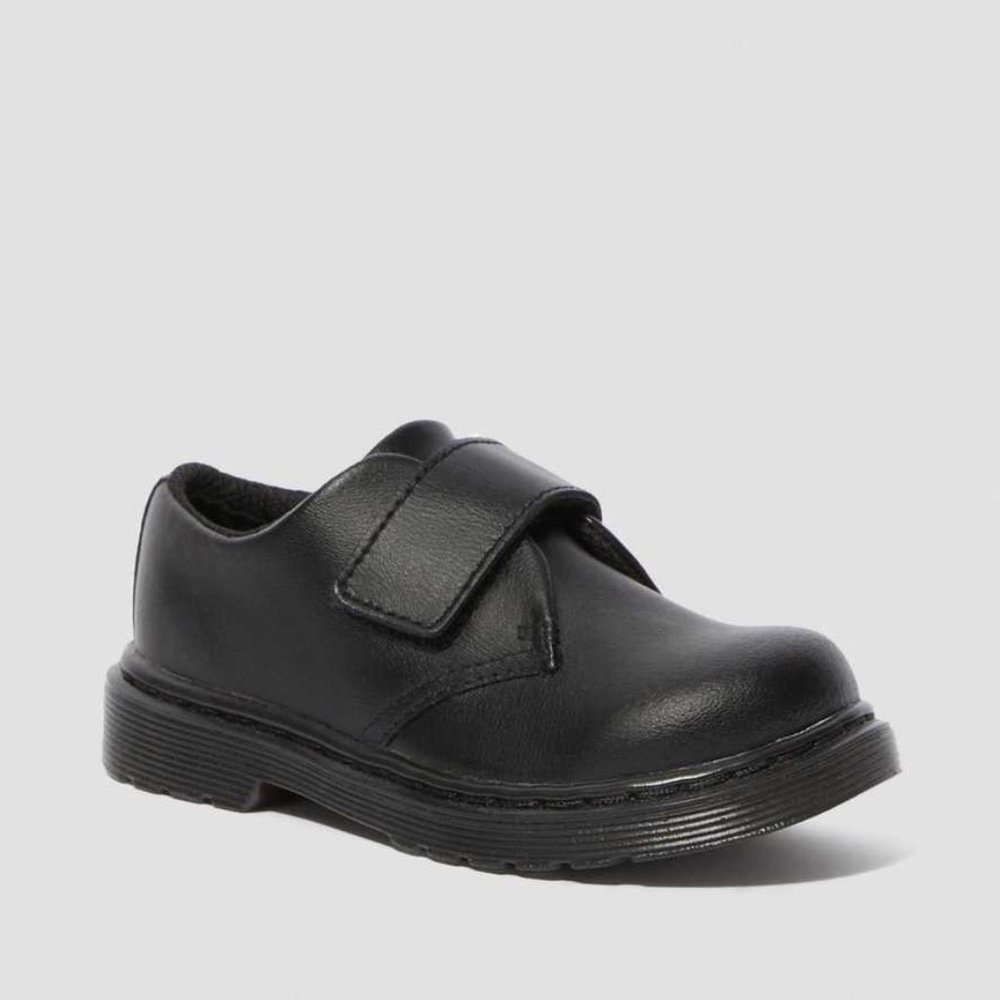 NEW Dr Martens Kamron Toddler Shoes Black T Lamper sz 7
